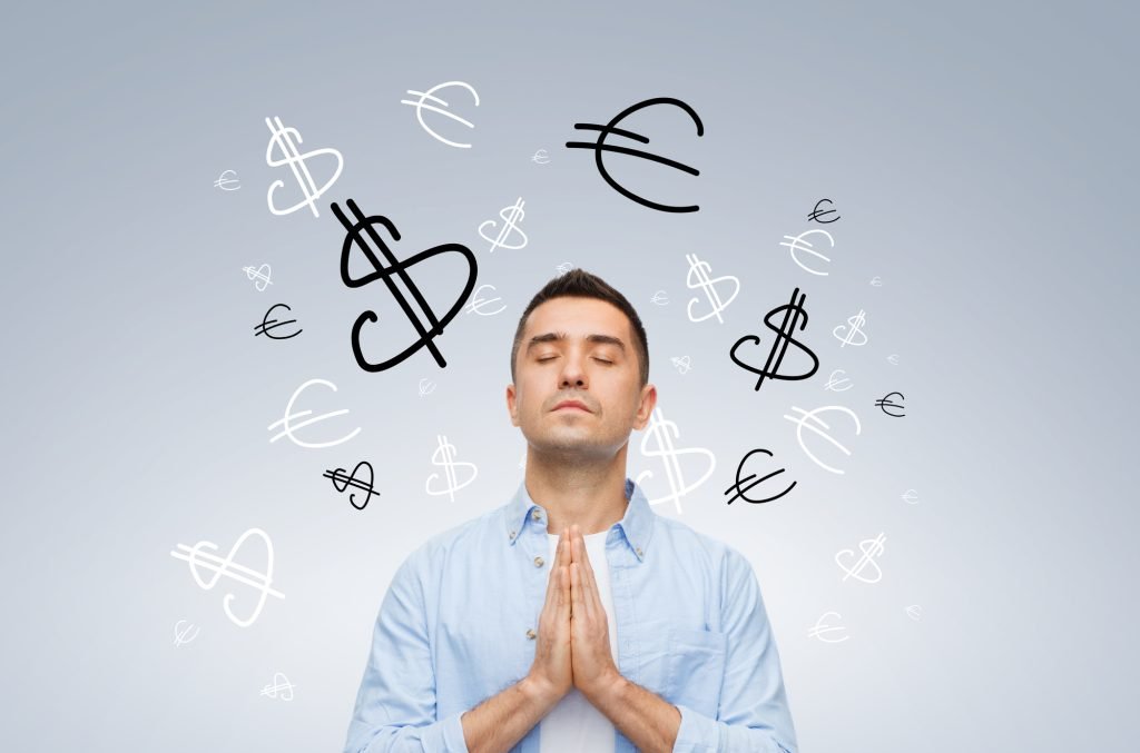 man thinking with money signs around head. Truth quotes, Todd Langford