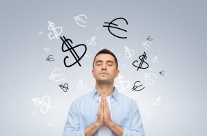 man thinking with money signs around head. Truth quotes, Todd Langford