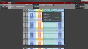 Cash flow, adjusting numbers from positive to negative