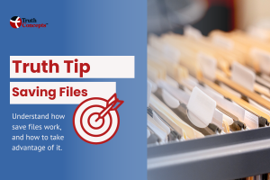 truth tips saving files