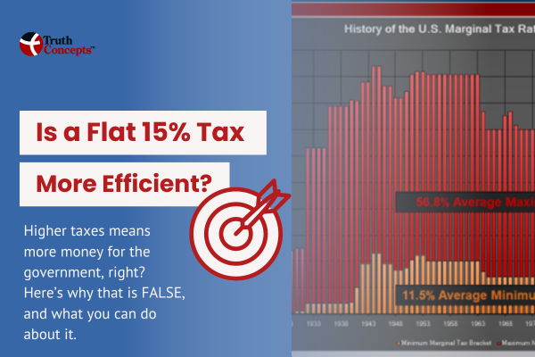 Is a 15% flat tax more efficient